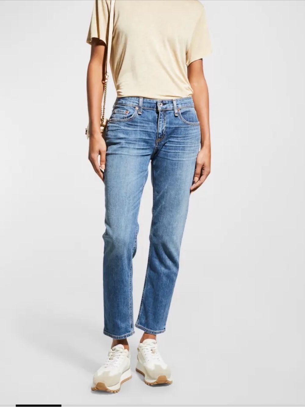 Rag & Bone Dre Low-Rise Slim Boyfriend Ankle Jeans